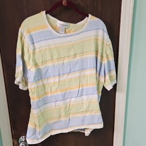 Colorful Striped Women's Blouse